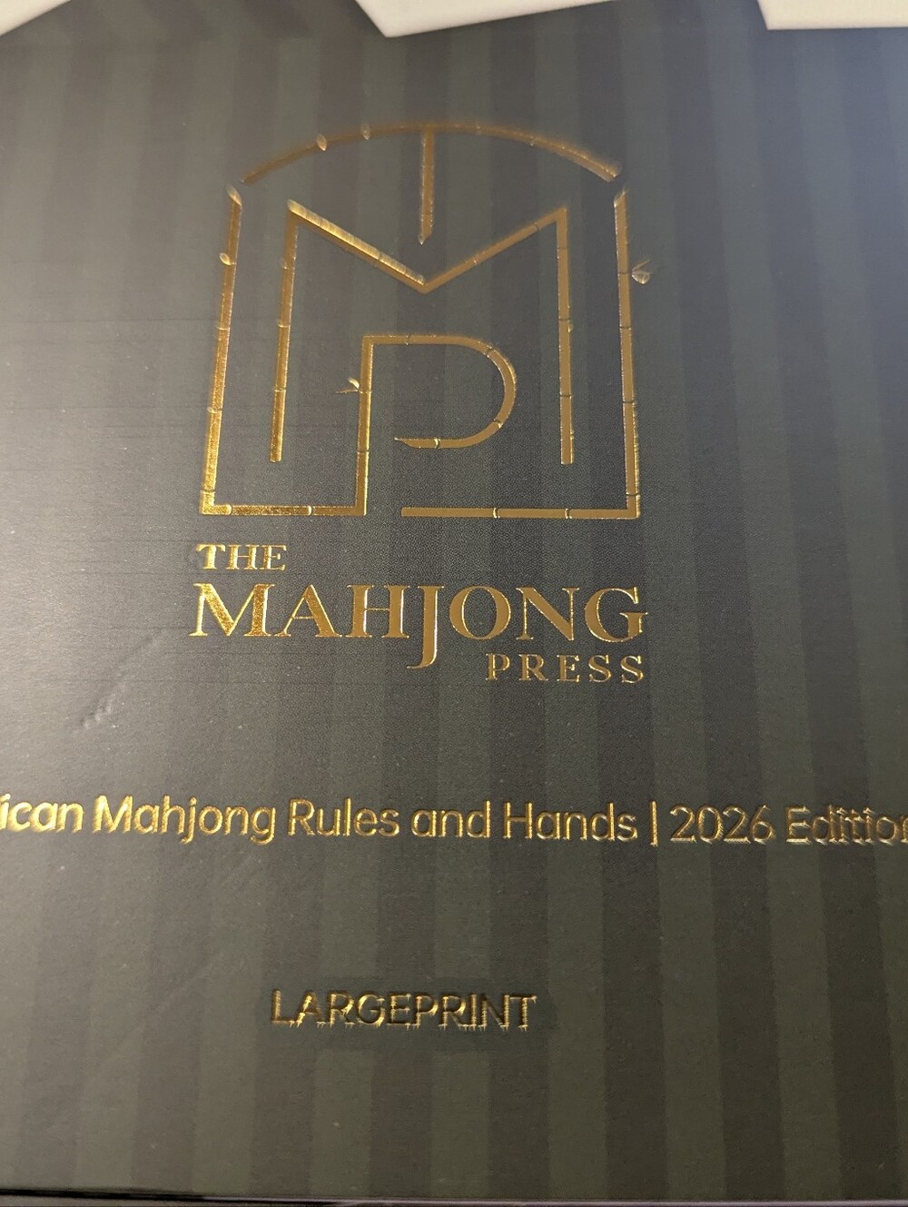 NEW 4-Pack 2026 American Mahjong Rules & Hands Large Print Cards